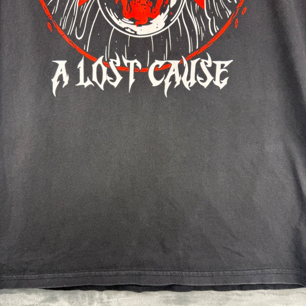 A Lost Cause Follow Your Nightmares Reaper Graphic T-Shirt Mens Medium Black - Picture 11 of 12